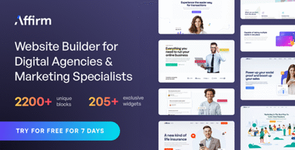 Affirm – WordPress-Theme für Marketing- und Digitalagenturen