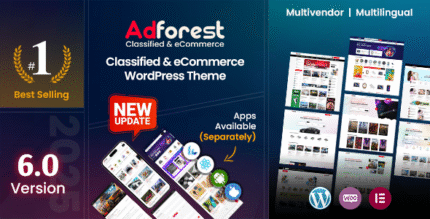 AdForest – WordPress-Theme für Kleinanzeigen