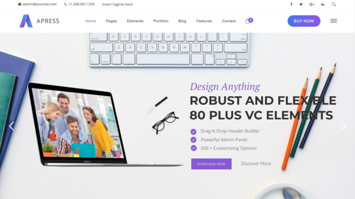 Apress – Responsive Multi-Purpose Theme - Bild 1