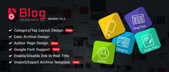 Blog Designer PRO for WordPress - Bild 1