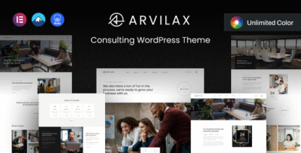 Arvilax – WordPress-Theme für Unternehmensberatung